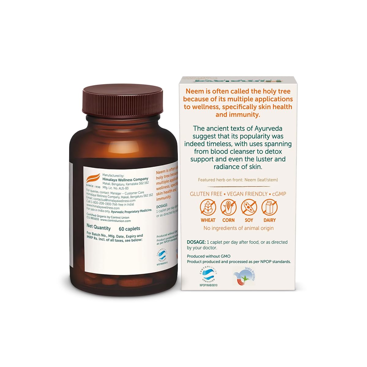 Himalaya Organic Neem I For Skin &amp; Body Detox