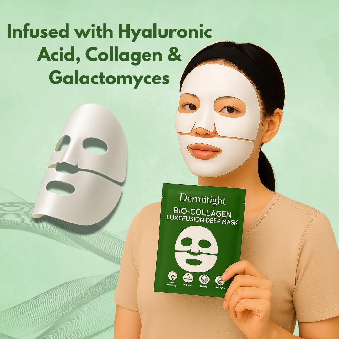 Bio Collagen Face Mask (Pack of 1) | Korean Face Mask Sheet with Hydrogel