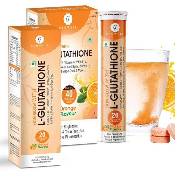 Glowsik Glutathione Effervescent Tablets