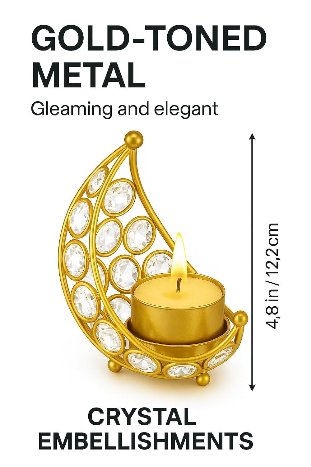 CentraLit Tea Lightcrystal Candle Holder, Return Gifts