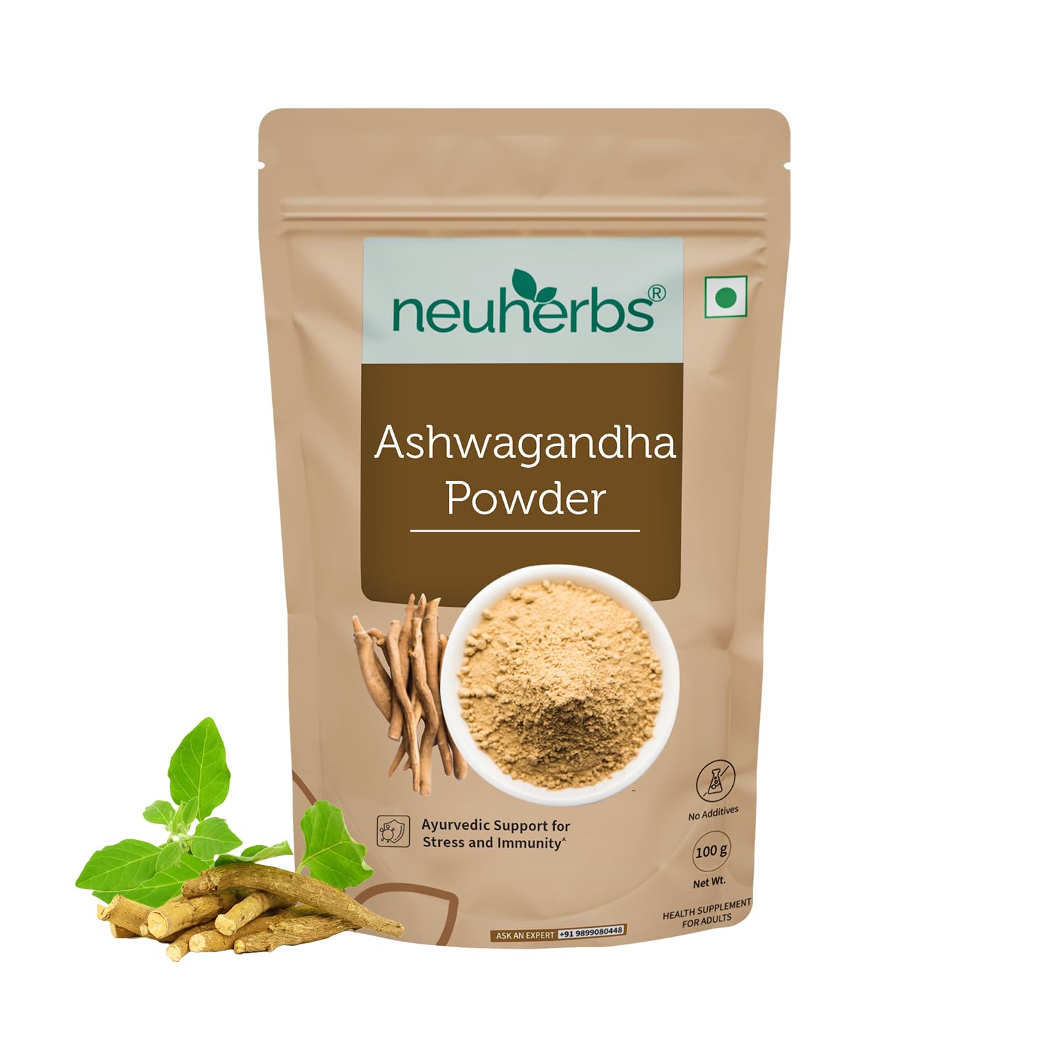 Neuherbs Ashwagandha Powder - 100 Gm