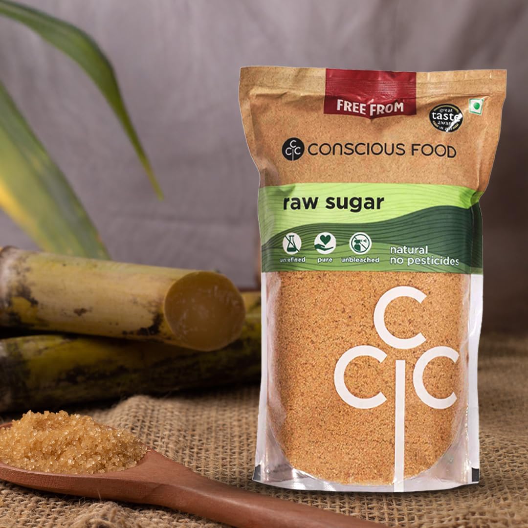 Conscious Food Natural Raw Sugar | 2 Kg
