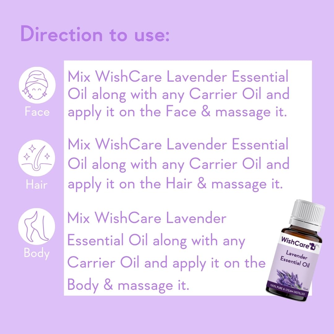 WishCare Lavender Essential Oil - 15ML