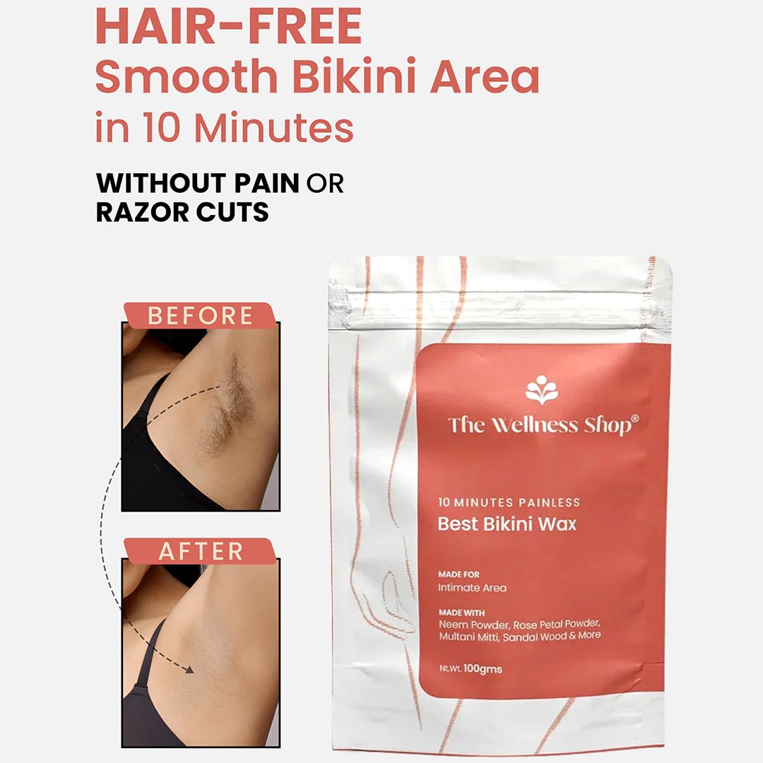 The Wellness Shop - Bikini Wax Powder 10 Minutes Herbal Hair Removal