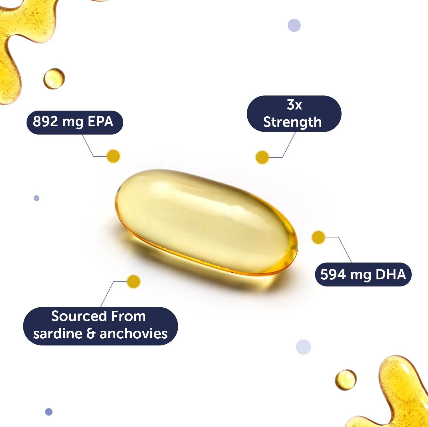 Neuherbs Deep Sea Omega 3 Fish Oil  60 Softgel