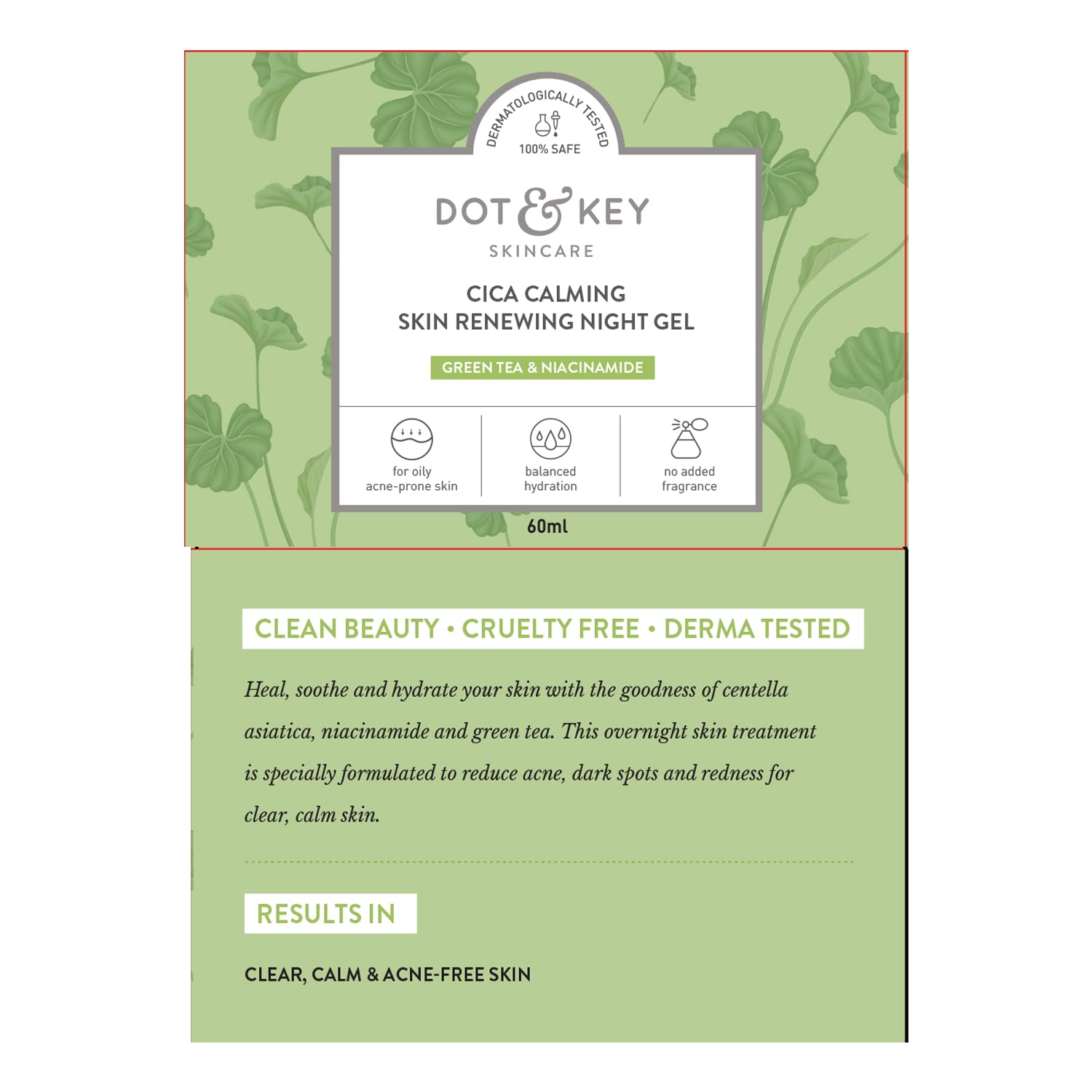 Dot & Key CICA Calming Skin Renewing Night Gel
