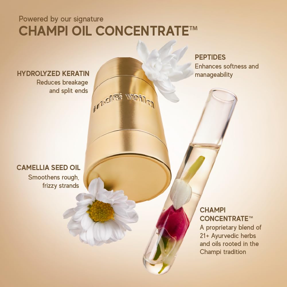 indē wild Champi Sleek Stick (30ml) | Hair Taming Stick with Champi Oil Concentrate™