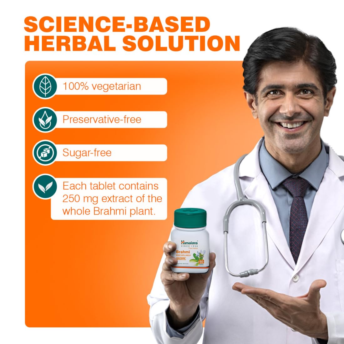 Himalaya Wellness Pure Herbs Brahmi Mind Wellness