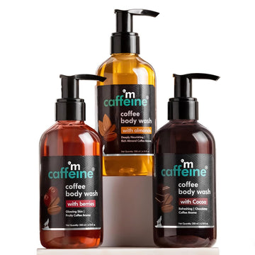 mCaffeine Coffee Body Wash Combo | Tan Removal & Cleanse | 600ml