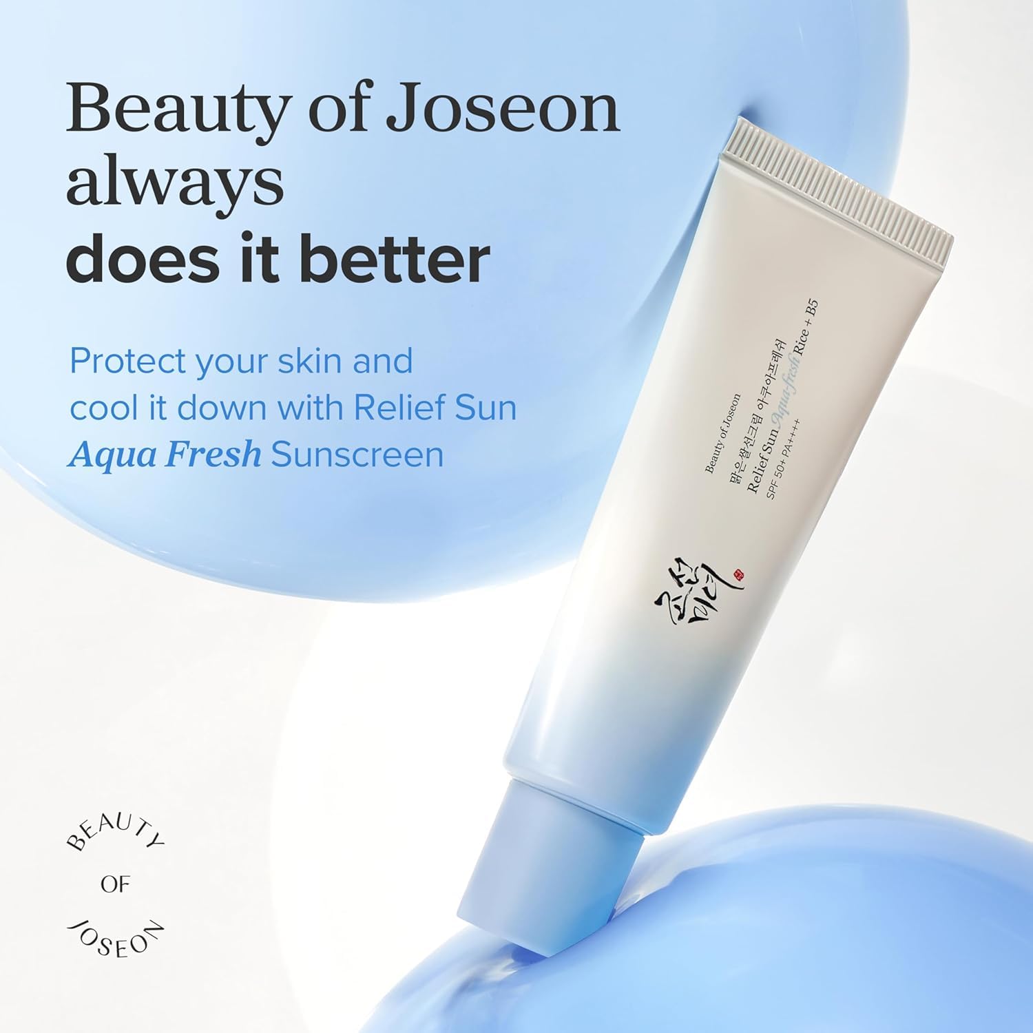 Beauty of Joseon Relief Sun Aqua-fresh Rice + B5, SPF 50+ PA++++ Sun Cream