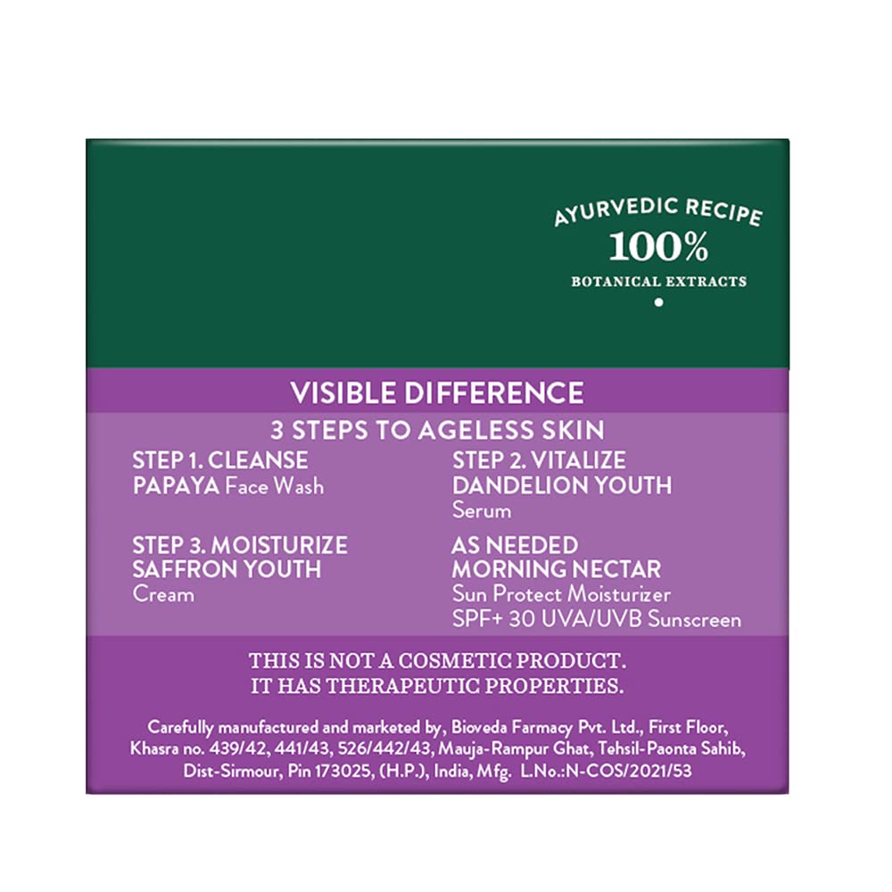 Biotique Saffron Dew Youthful Moisturizer – 50g