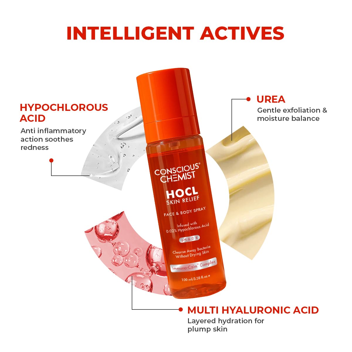 Conscious Chemist® HOCL Skin Relief Face & Body Spray | 100ml