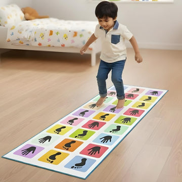 Kids Mandi Hopscotch Game | Jumbo Kids Play Mat (40" x 108")