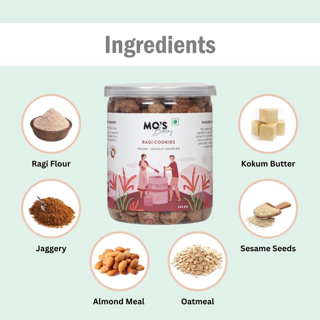 Mo's Gluten-Free Ragi Cookies, 300 Grams