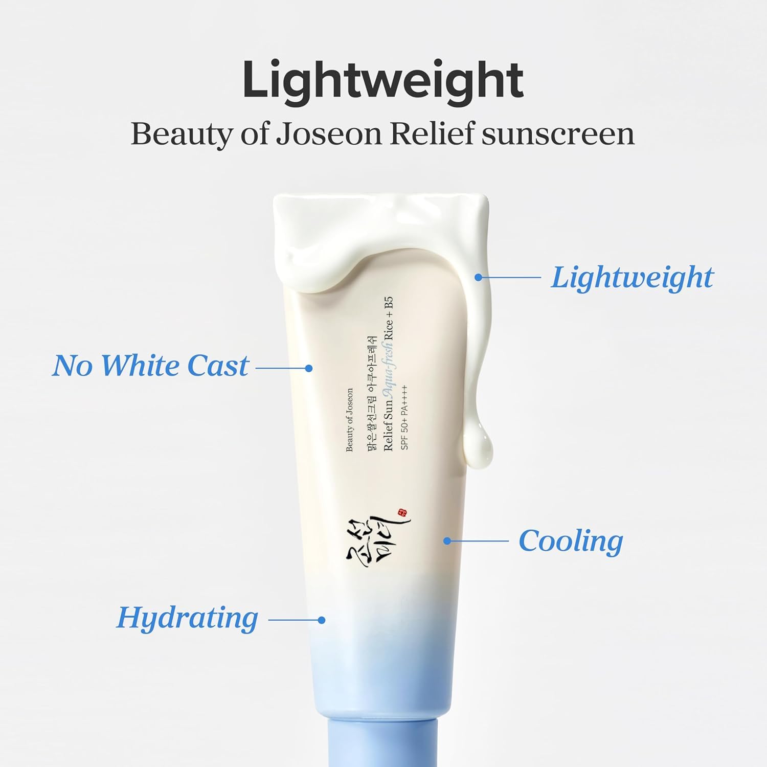 Beauty of Joseon Relief Sun Aqua-fresh Rice + B5, SPF 50+ PA++++ Sun Cream