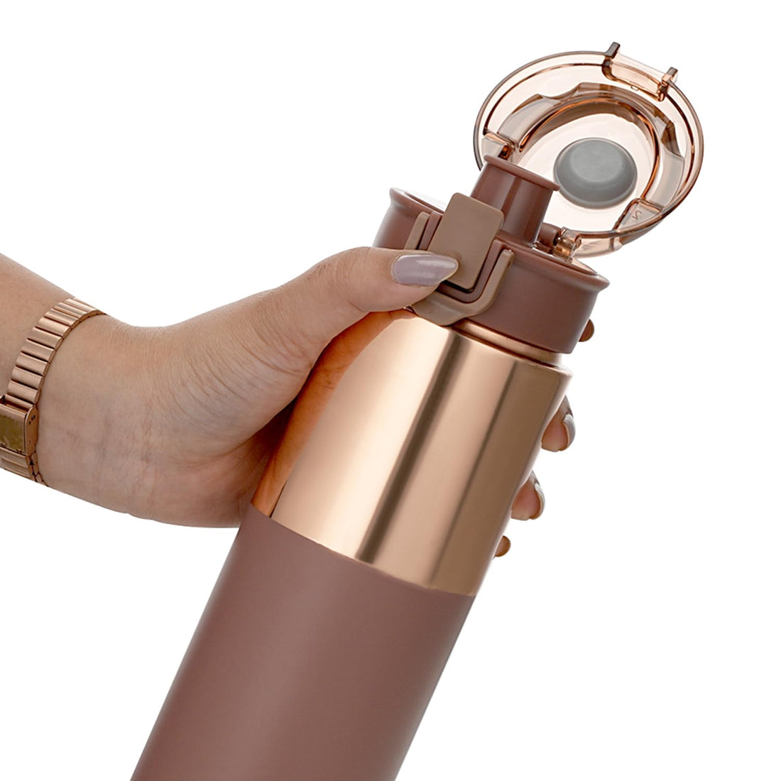 Nayasa Saffron Copper Bottle | 1000 ML | Leak Proof and Durable