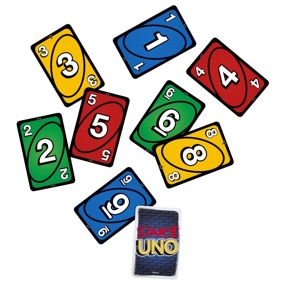 Mattel Games Liar’s UNO Card Game for Adults, Kids, Families, Parties
