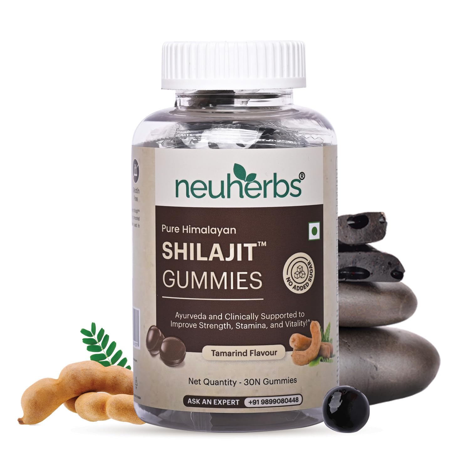 Neuherbs Pure Himalayan India's First Shilajit Resin  30 Gummies