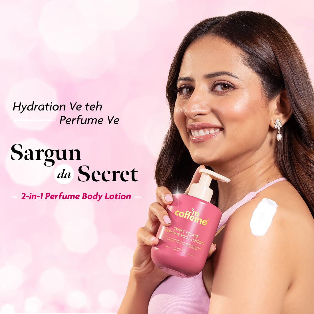 mCaffeine Sweet Escape Fruity-Floral Body Lotion 300ml