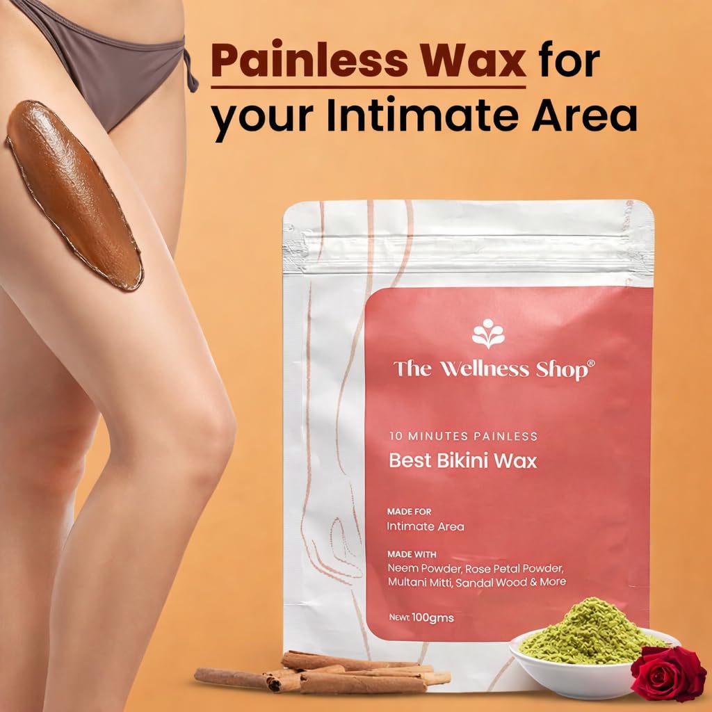 The Wellness Shop - Bikini Wax Powder 10 Minutes Herbal Hair Removal
