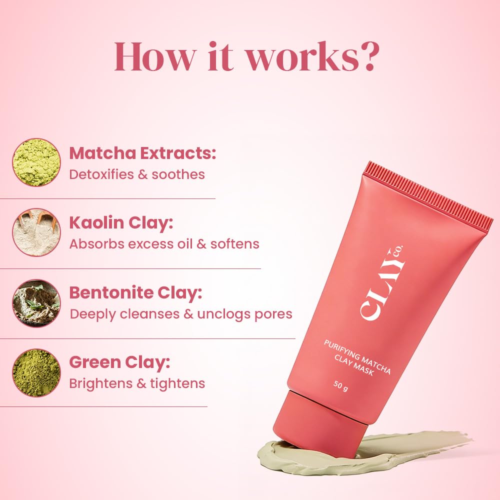 ClayCo. Matcha Detox Clay Mask - 50ml