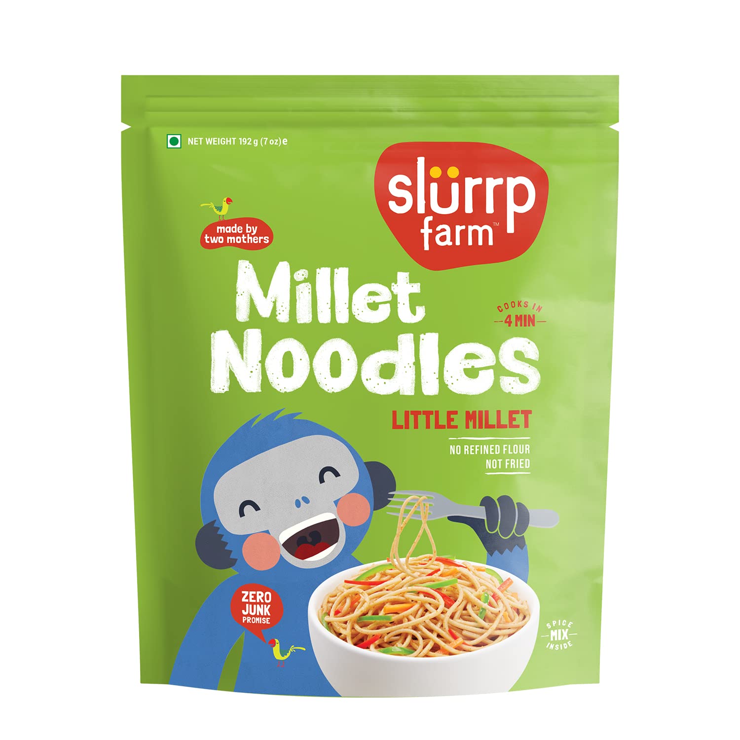 SLURRP FARM Little Millet Noodles - 195 G