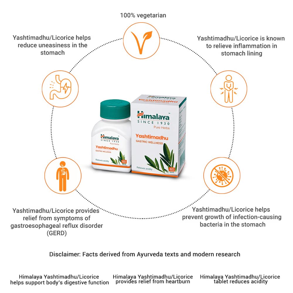Himalaya Wellness Pure Herbs Yashtimadhu Gastric Wellness