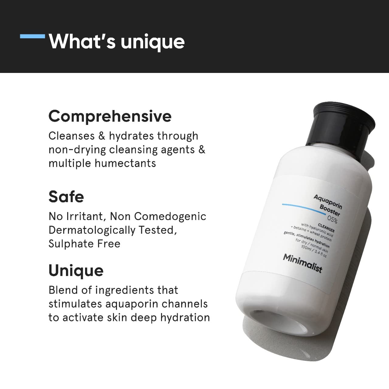 Minimalist 5% Aquaporin Booster Face Wash | 100 ml