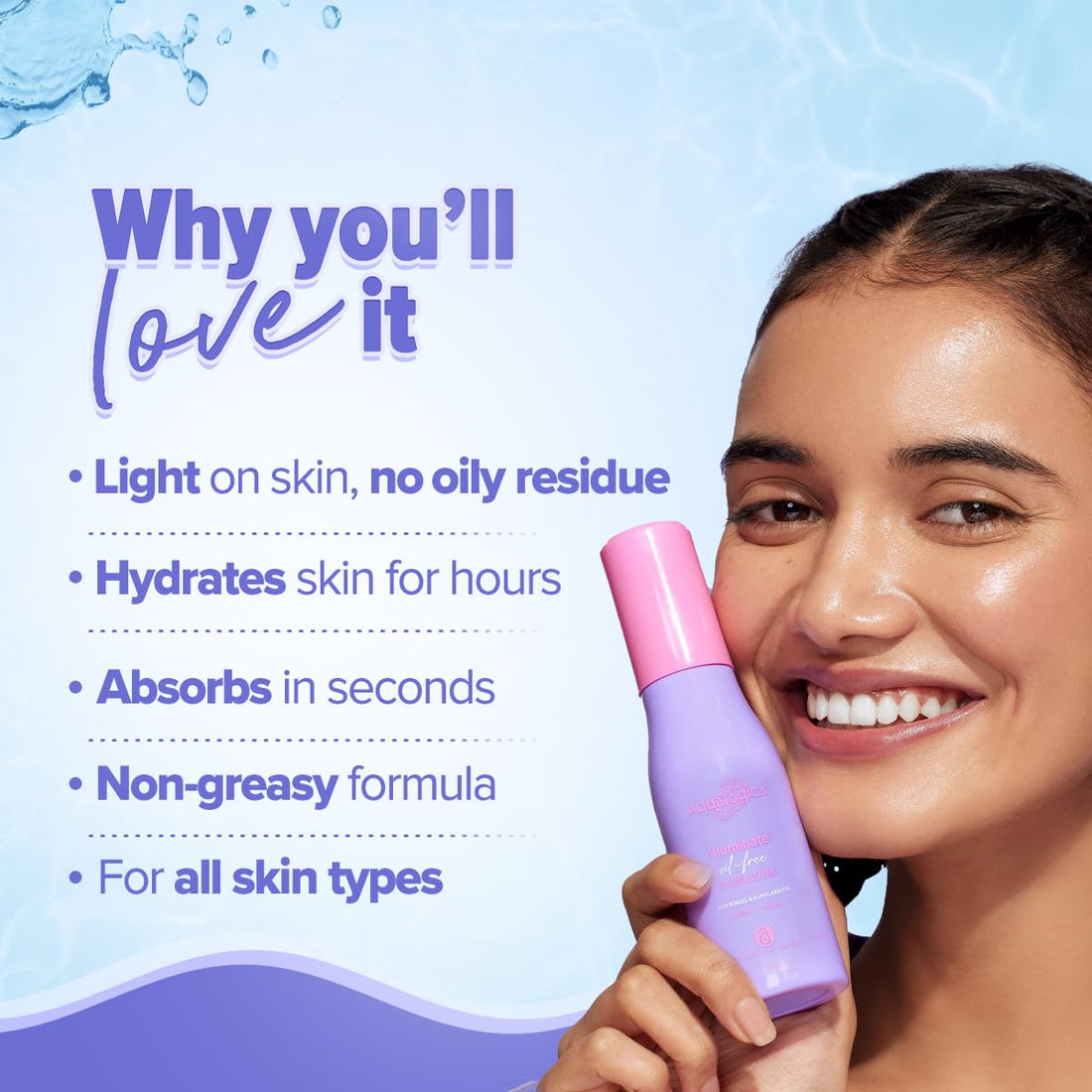 Aqualogica's Lightweight Moisturizer For Face|100 grams