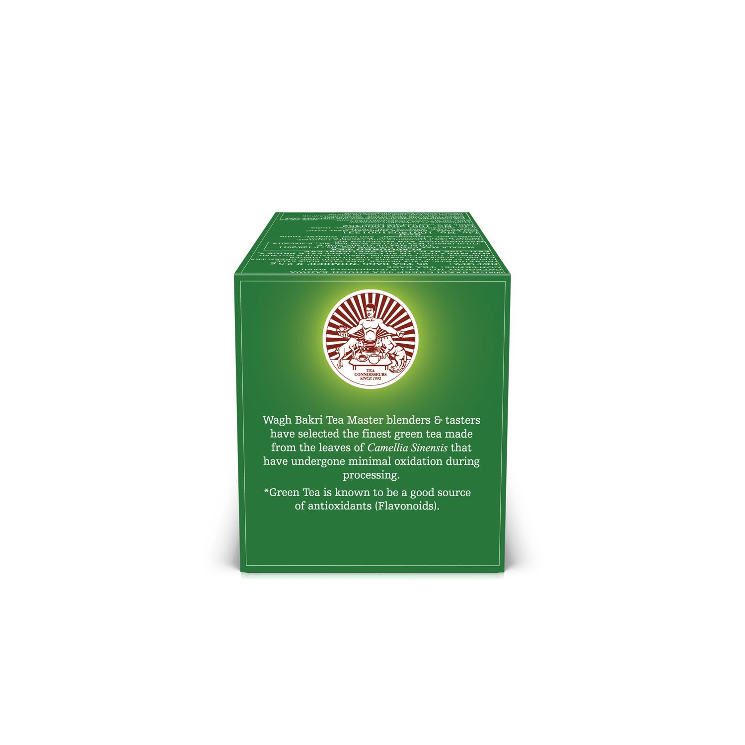 Wagh Bakri Green Tea Shudh Kahwa Tea Bag, 25 Tea Bag*2.5G, 62.5 Grams