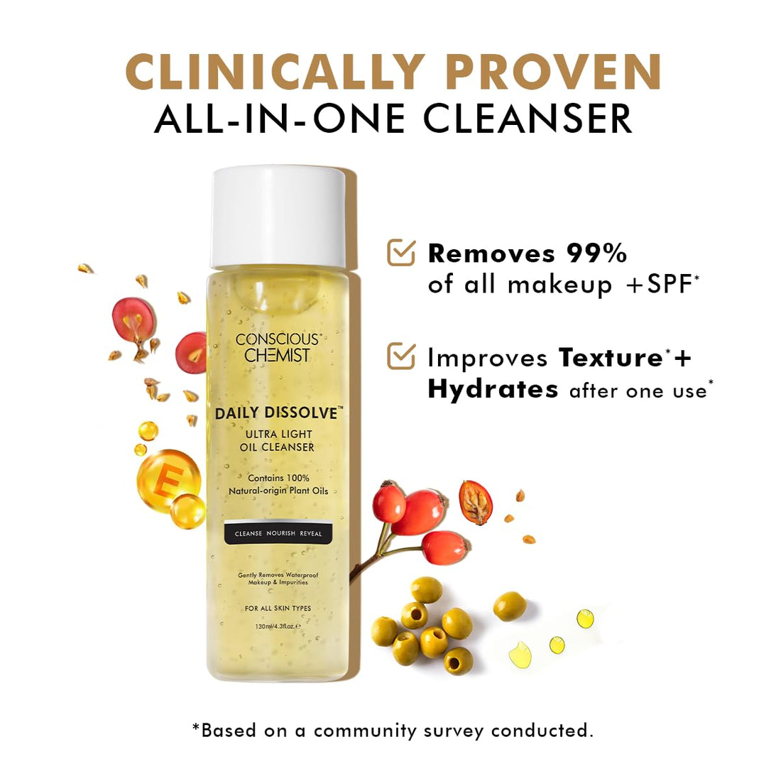 Conscious Chemist Makeup Remover Oil Cleanser
