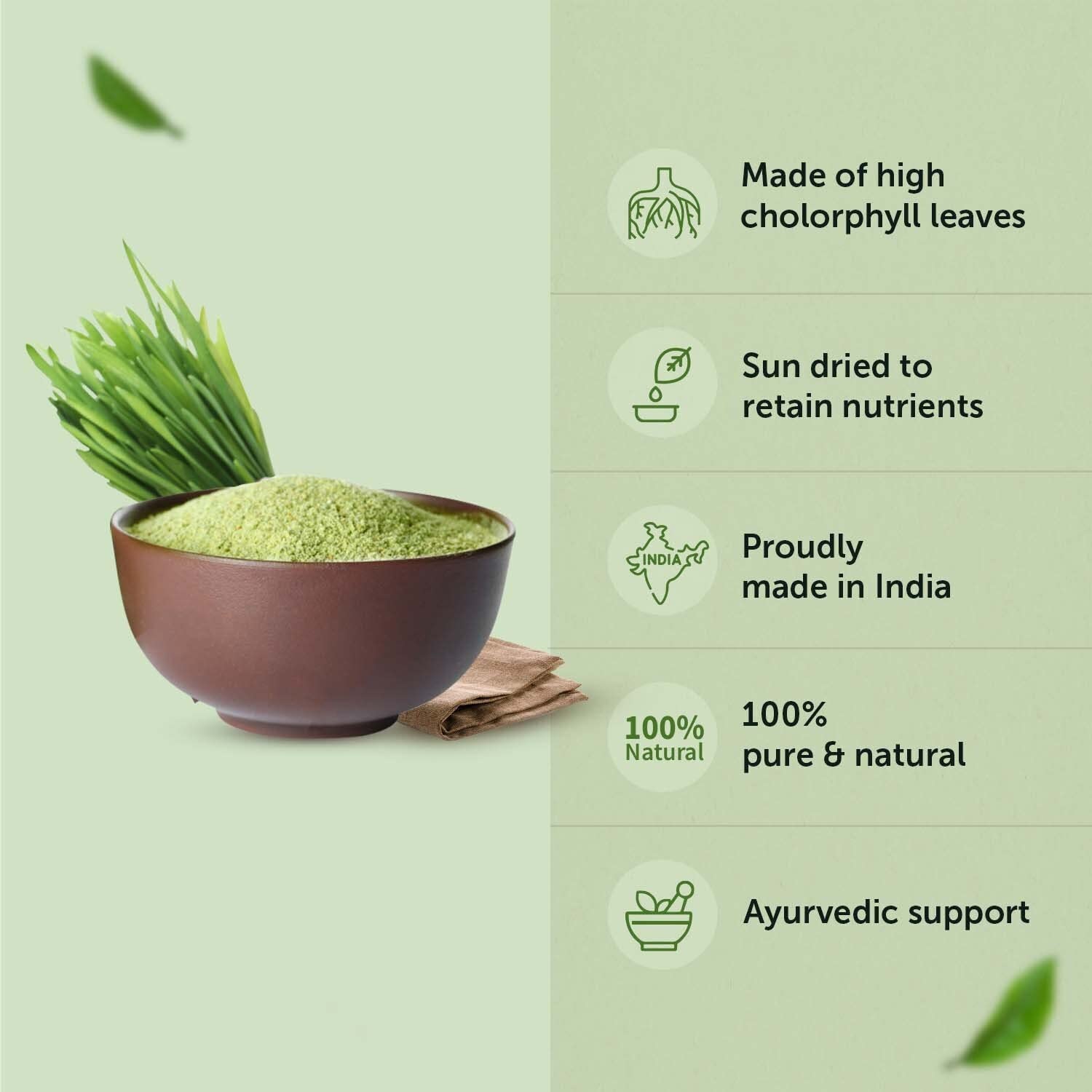 Neuherbs Wheatgrass Powder - 100g