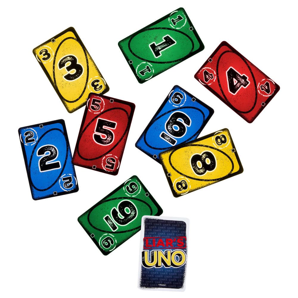 Mattel Games Liar’s UNO Card Game for Adults, Kids, Families, Parties
