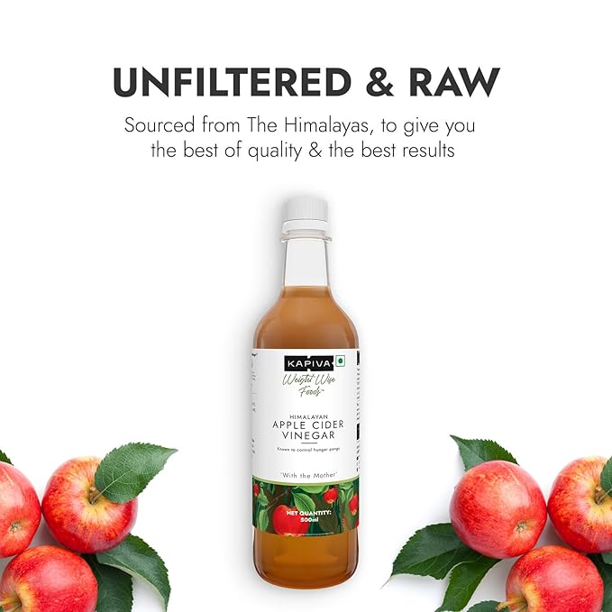 Kapiva Himalayan Apple Cider Vinegar with Mother 500ml