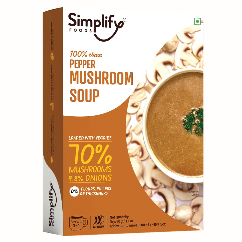 Simplify Pepper Mushroom Soup - Pack of 2 (Serves 5 to 6)