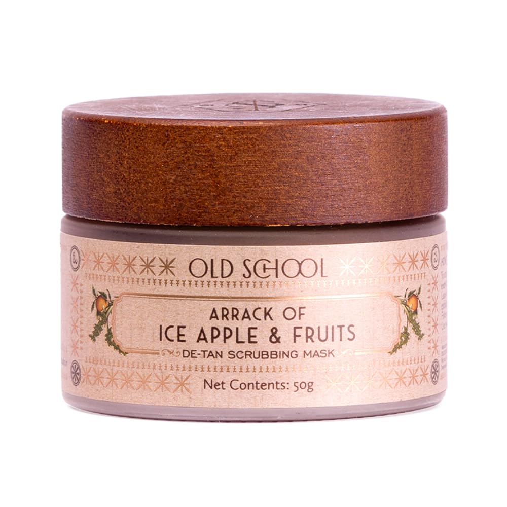 Old School Rituals Ice Apple & Fruit De-Tan Scrubbing Mask| 50g