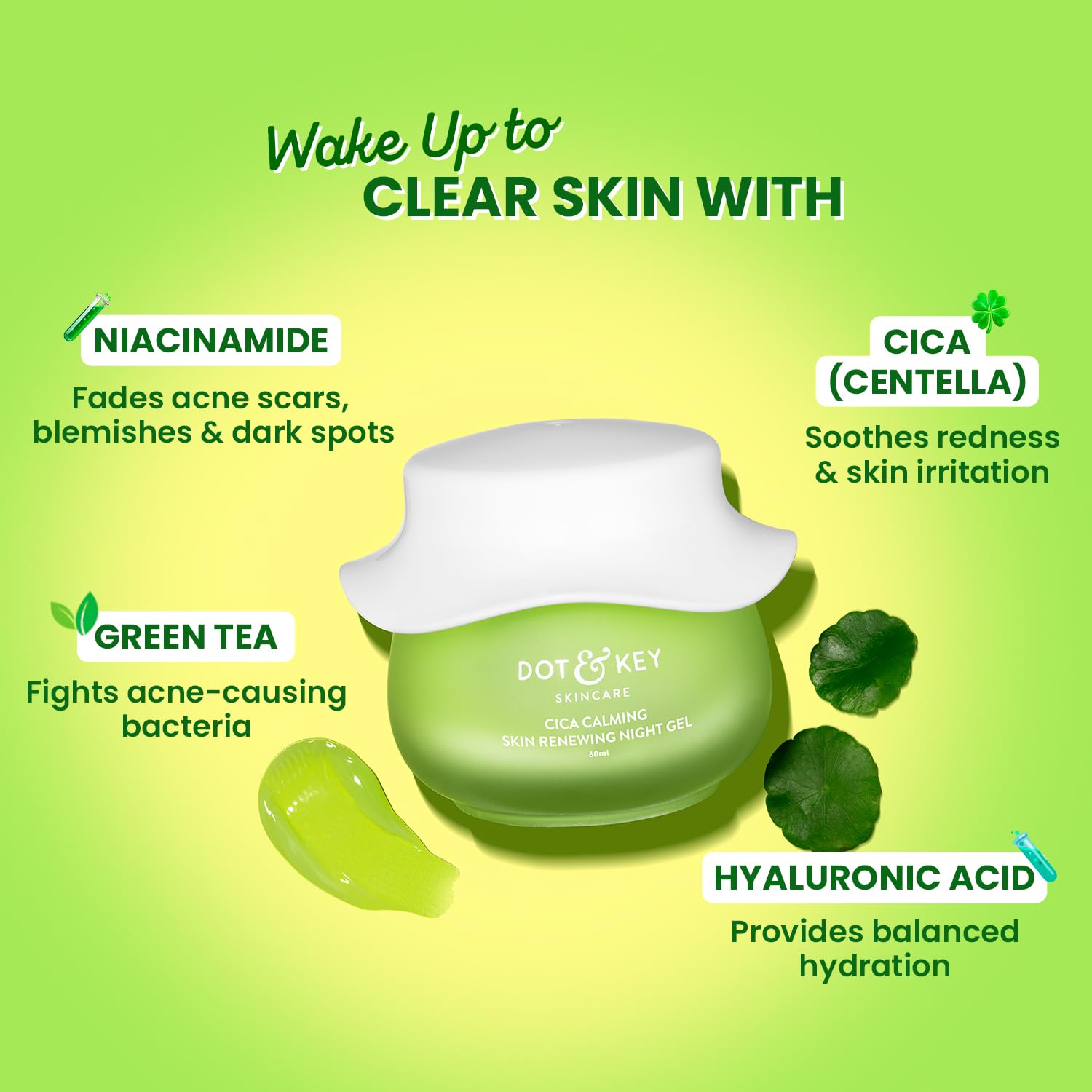 Dot & Key CICA Calming Skin Renewing Night Gel
