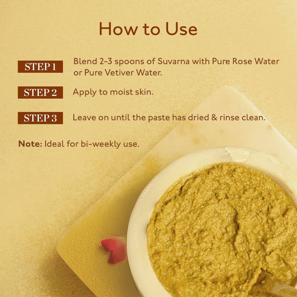 Kama Ayurveda Suvarna Haldi Chandan Brightening Pack - 40g