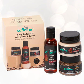 mCaffeine Berries Body Care Gift Set – Wash, Scrub & Butter