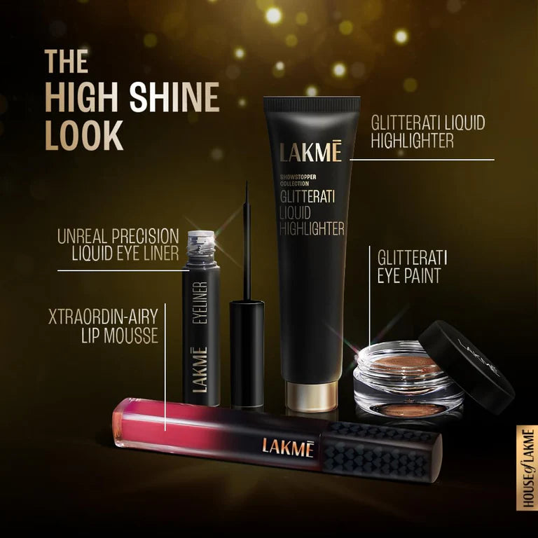 Lakme Absolute Shine Liquid Eye Liner Black – Bold, Glossy & Long-Lasting