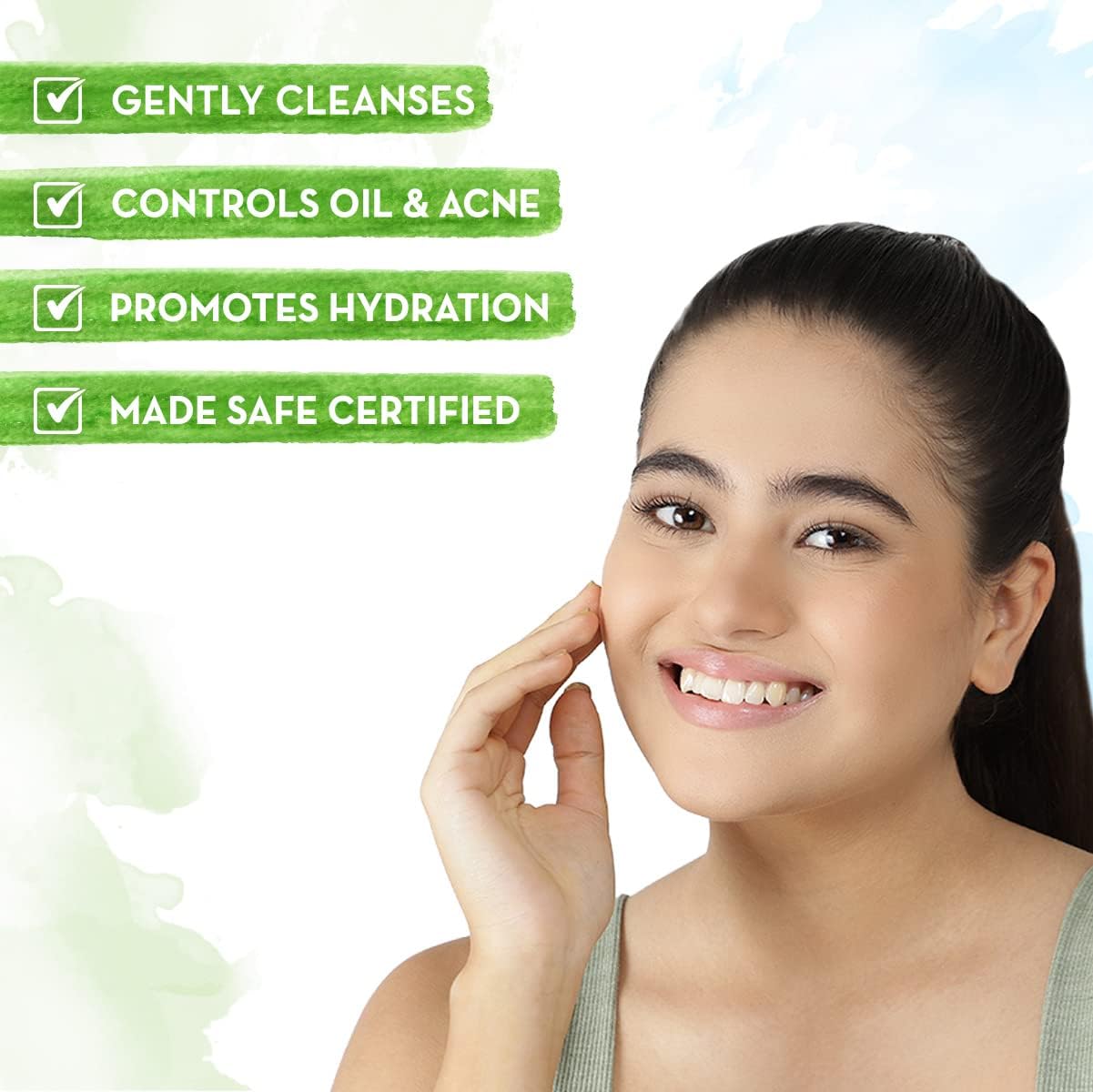 Mamaearth Multani Mitti Face Wash with Multani Mitti &amp; Bulgarian Rose - 100ml