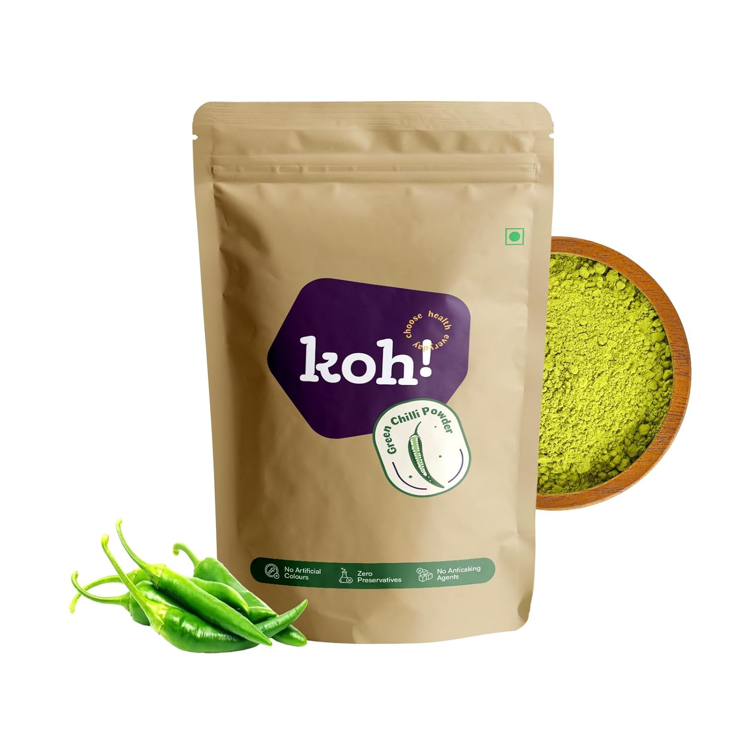 KOH Green Chilli Powder - 100g