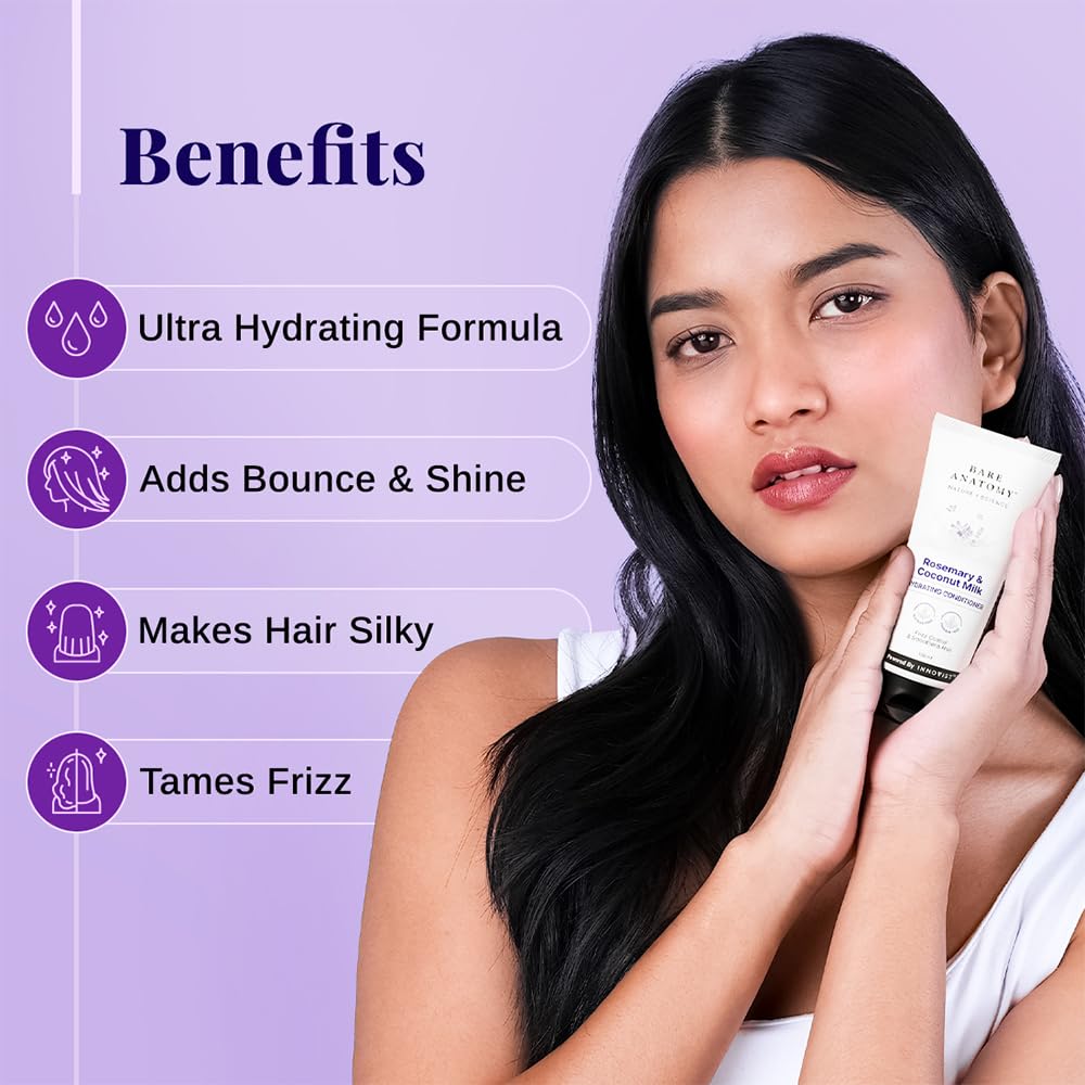 Bare Anatomy Nature X Science Rosemary & Coconut Milk Hydrating Conditioner