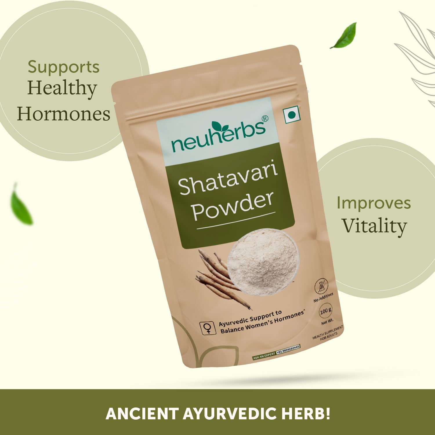 Neuherbs Shatavari Powder 100gm