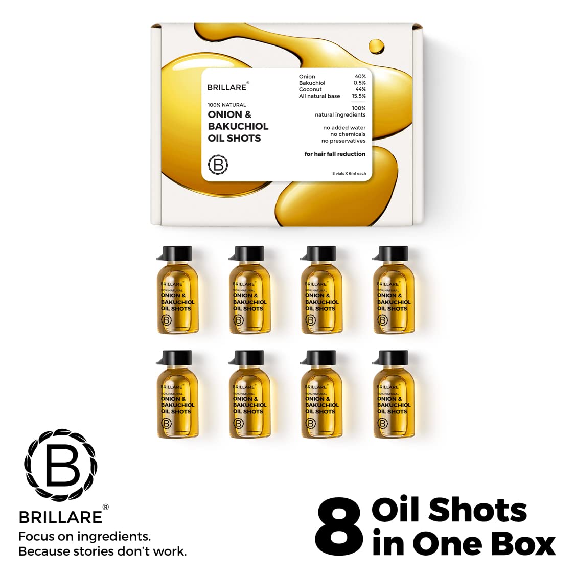 Brillare Oil Shots - Pack of 8