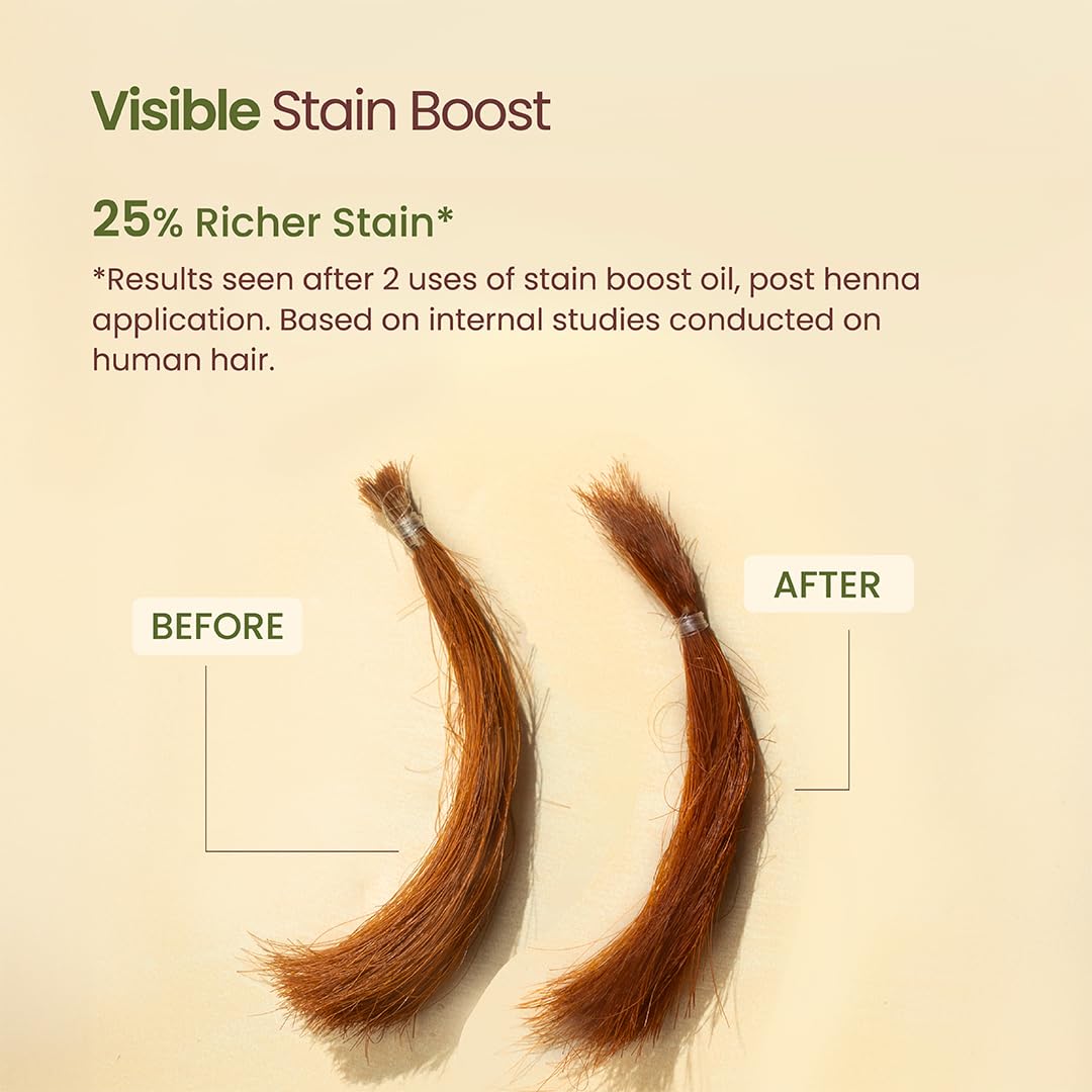Nat Habit Post Henna Stain Boost Oil For Rapid Stain Darkening