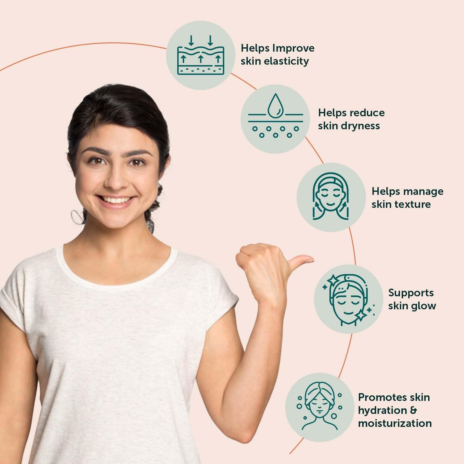Neuherbs Collagen Supplement - 200 Gram Orange Flavour