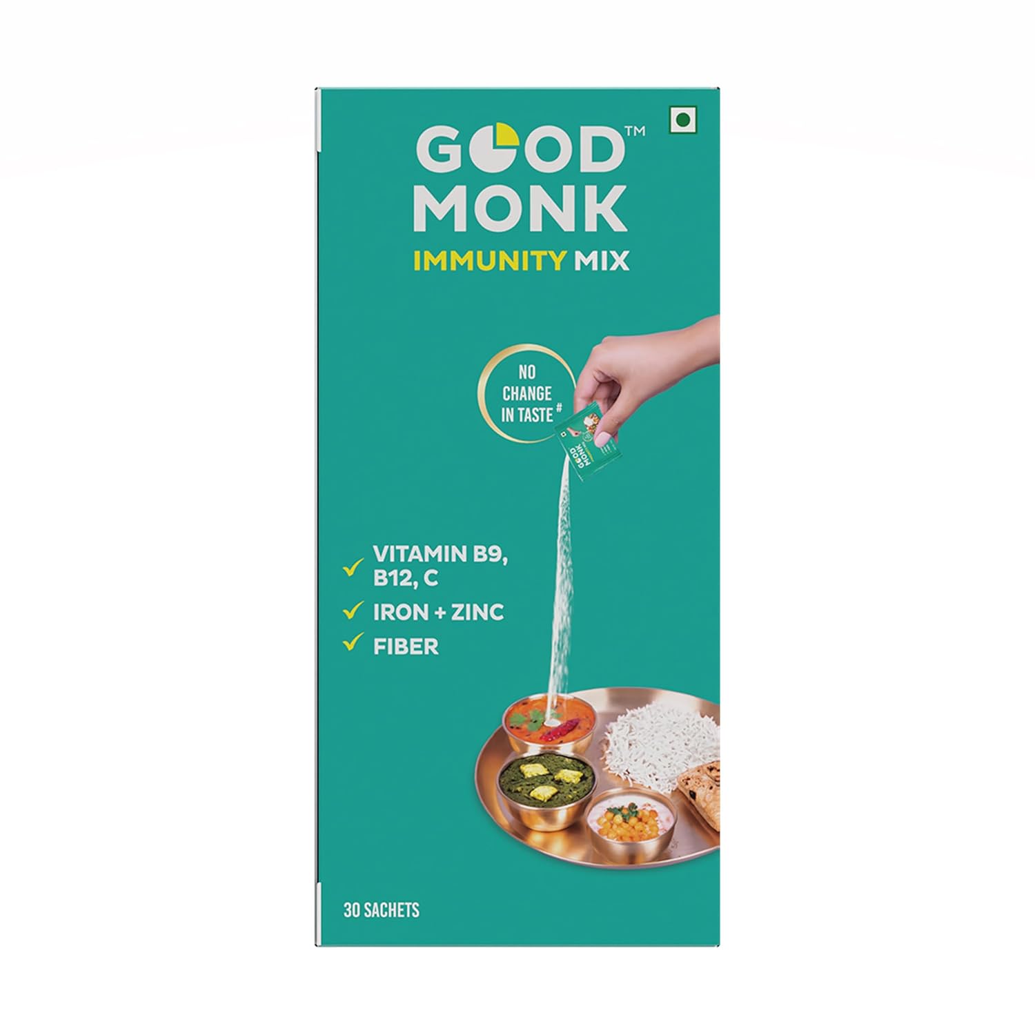 Good Monk Immunity Mix Ultimate Immunity Booster for Men, Women & Kids | 30 sachets 54gm