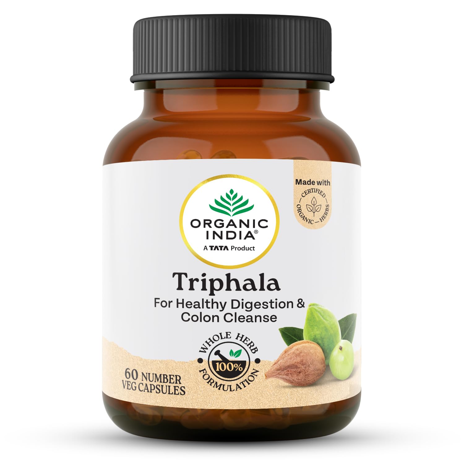 Organic India Triphala Capsules-60 capsules