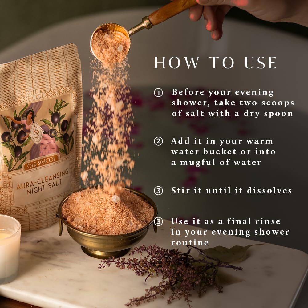 Old School Rituals Aura-Cleansing Night Bath Salt| 300 g
